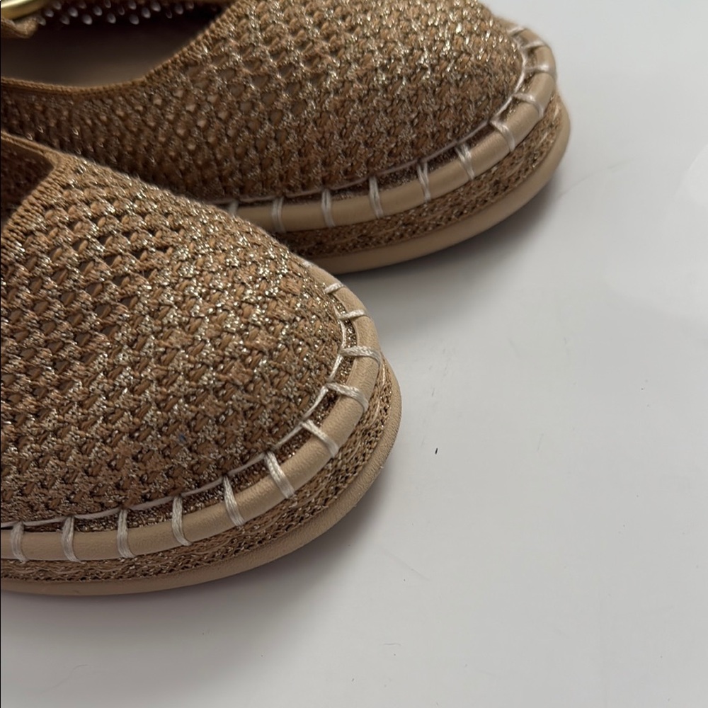 Rothy's Metallic Golden Sun Espadrille Mary Jane - Metallic Gold - Picture 3 of 9